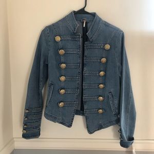 Free People Fashion Jean Jacket